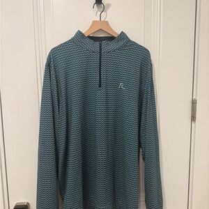 Rhoback Teal Pullover Martini Q Zip 3XL XXXL